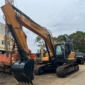 Excavadora de cadenas Hyundai225lc-9t, amarilla, hidráulica, para construcción, máquina pesada sobre orugas - Product Image 1