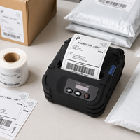 Imprimante thermique portable Bluetooth SPRT Mini 58 mm pour étiquettes, reçus et codes-barres