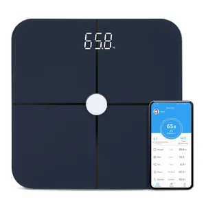 Популярные умные весы с ИМТ, цифровые беспроводные электронные весы с приложением для измерения индекса массы тела и жира, цифровые весы
