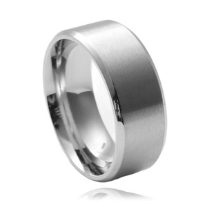 Titanium Steel <b>Ring</b> Black Unisex Fashion Jewelry Gift Simple Design 23017 - Product Image 5