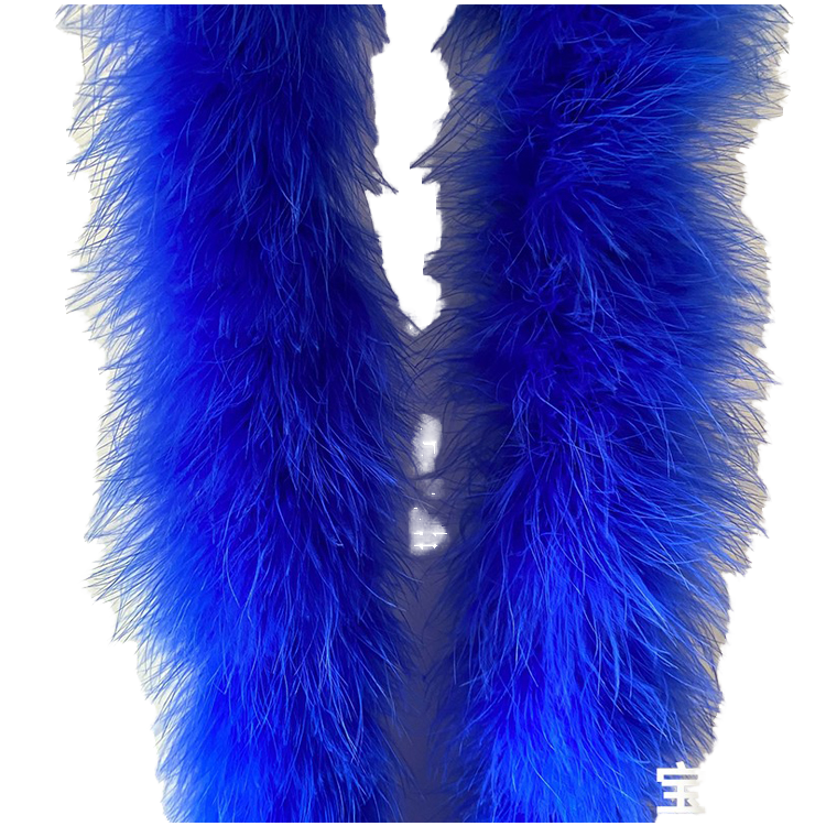 KOLIGHT Frangia Con Piume Di Marabou Naturali 2 Metri - Larghezza 15-20 Cm - Arancione Per Decorazioni Fai Da Te - 2