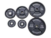 Plaques de poids d'haltères en fonte de haute qualité Accessoire de formation fourni en usine pour le stockage