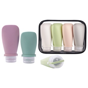 Kit de Envases de Viaje de Silicona 3 en 1, Portátil y Duradero, 90/60 ml, 4 Piezas, Libres de BPA, Botellas de Silicona Exprimibles para Lociones - Product Image 2