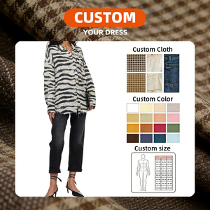 Camisa Oversize de Mujer con Estampado de Cebra Desgastado, Estilo Grunge, con Botones y Dobladillo sin Rematar, Lavado Vintage, Top OEM/ODM de Fábrica 2026 - Product Image 4