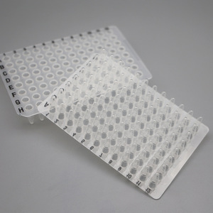 แผ่น PCR ยี่ห้อ Yongyue แบบ 96 หลุม 200L ไม่มีสเกิร์ต โปร่งใส ก้นแบน สำหรับใช้ในห้องปฏิบัติการ - Product Image 3