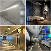 Panneau mural décoratif en bois de bambou au charbon de bois imperméable de 5 mm, sans joint, en cristal de carbone métallique pour l'intérieur, hôtel, bureau