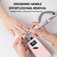 Perceuse à ongles professionnelle rechargeable avec charge USB pour manucure et pédicure, outil électrique portable
