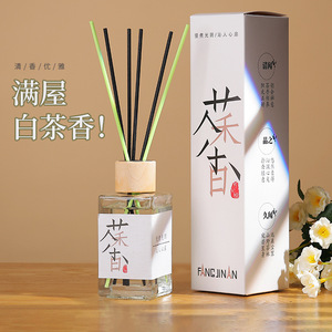 Northern Mu Tea Scent <b>Reed</b> <b>Diffuser</b> 100ml Square <b>Bottle</b> Flameless Aromatherapy Home Air Freshener - Product Image 1