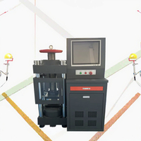 Máquina de Ensayo de Compresión de Cubos de Hormigón de 2000 kN, Máquina de Ensayo de Compresión de Bloques de Cemento, Equipo de Ensayo de Hormigón