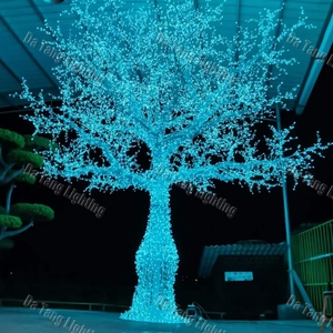 <b>LED</b> String <b>Tree</b> Decoration with Visible Framework for Creating Repeated <b>Tree</b> Groups in Commercial Holiday Displays - Product Image 2
