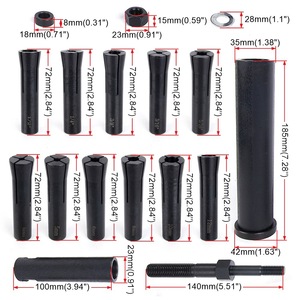 95400 Straight Pin <b>Puller</b> Kit SAE And Metric Adapters Industrial Grade Bearing Remover <b>Tool</b> Set - Product Image 2