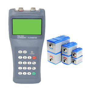 ハンドヘルド超音波流量計水液流量計センサー川電流水速度ポータブル流量計 - Product Image 2