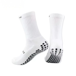 Chaussettes de football en coton et nylon, avec logo personnalisé OEM, demi-éponge, coussinées, haute qualité, pour hommes et femmes - Product Image 1