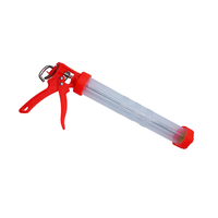 Pistolet à saucisses en aluminium sans soudure avec buses, pistolet à calfeutrer en aluminium pour joints de béton préfabriqué, outil pour pistolet à polymère MS