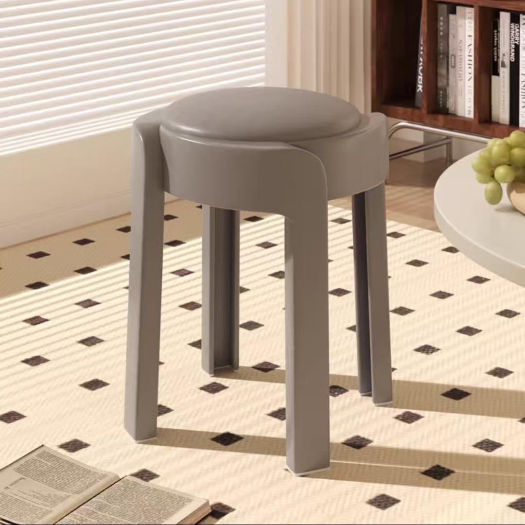 Gris - Cuir souple épaissi