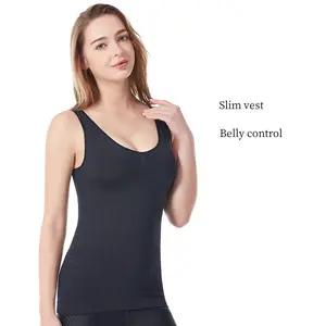 Venta al por Mayor de Camisetas de Compresión sin Costuras para <span class=keywords><strong>Mujer</strong></span>, Control de Abdomen, Postparto, Adelgazantes, con Camisetas Integradas, Tallas Grandes, Ropa Interior Moldeadora - Product Image 1