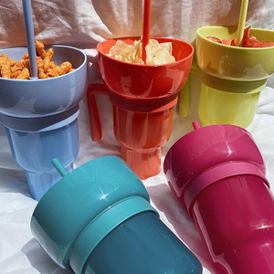Seaygift 2023 nuevo Tik Tok pop 32 oz Mainstays plástico cambio de color estadio vaso taza con aperitivo tazón palomitas de maíz y taza de bebida - Product Image 6