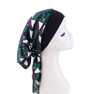 <span class=keywords><strong>Bonnet</strong></span> élastique à large bord de style rustique, turban d'été pour chimiothérapie, foulard pour <span class=keywords><strong>cheveux</strong></span> longs, couvre-chef pour femmes, chapeaux pour le <span class=keywords><strong>cancer</strong></span>, bandana - Product Image 2