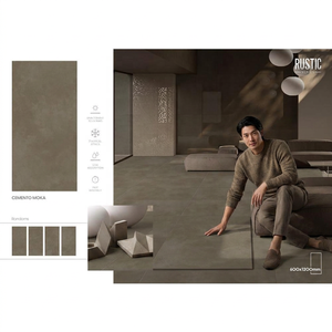 Cotton Gris Ceramic Porcelain Tiles 600x1200mm Grey Marble Floor <b>Wall</b> Tiles for Madagascar Projects - Product Image 5