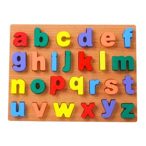 Bloque <span class=keywords><strong>de</strong></span> rompecabezas <span class=keywords><strong>de</strong></span> <span class=keywords><strong>madera</strong></span> <span class=keywords><strong>de</strong></span> aprendizaje <span class=keywords><strong>de</strong></span> alfabeto <span class=keywords><strong>de</strong></span> alta calidad para niños - Product Image 5