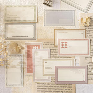 Bloc de notas <span class=keywords><strong>Monologue</strong></span> de serie temprana, luz de papel especial Retro, decoración de Material de cuenta manual, 6 modelos, 30 Uds. Por paquete - Product Image 5