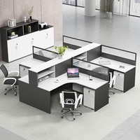 Prix compétitif, bureau modulaire pour le personnel en salle ouverte, poste de travail