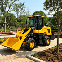 Chargeuse sur pneus compacte de 1,5 tonne avec godet de 0,6 m³ pour travaux agricoles et de construction