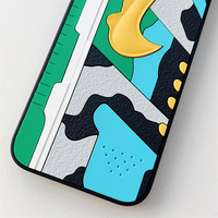 Coque de téléphone en silicone 3D de luxe, motif baskets de mode urbaine, pour iPhone 17 Air 12 13 14 15 16 17 Pro Max