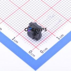 TS665Z2JFS 250gf 072 Tactile Switch Through hole,6x6mm Switch Single Pole Single Throw Round Button 2.5N Through Hole - Product Image 1