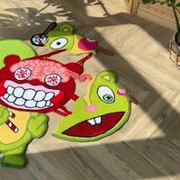 Caractère Snorlax Tapis Enfants Tapis Usage Domestique Anime Poly Tapis avec Peluche Pile Hauteur