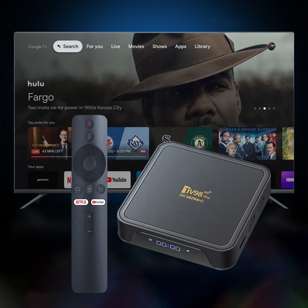 Wholesale <strong>2026</strong> TV98 Pro <strong>IPTV</strong> STB 8K Streaming Device Internet Ott Strong Media Player Smarter Premium Android 14 Sep Top TV Box