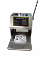 Machine de scellage thermique manuelle pour dosettes de café Nespresso vides en plastique et en aluminium