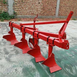 Arado 1L-525 para Tractor de 60 Hp, Equipo de Arado Agrícola, Maquinaria Agrícola Roja - Product Image 1
