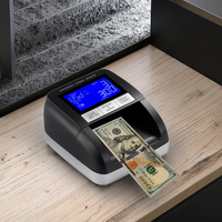 EASYCOUNT Détecteur de Faux Billets Portable Professionnel de Haute Qualité EC330 à Lumière UV Certifié CE RoHS ECB avec Écran LCD