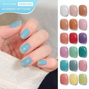 Miss Gooey Lot de vernis à ongles 18 couleurs avec bulles d'été populaires OEM/ODM, usine de vernis à ongles en gel UV, vente en gros, ensemble de vernis à gel de marque privée - Product Image 2