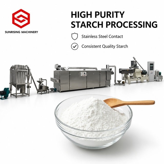 China Factory High Capacity Full Production Line Steel Modified Starch Making Machine