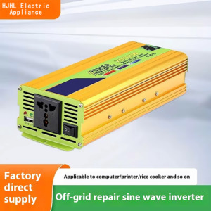 Système de stockage d'énergie domestique hors réseau monophasé hybride à onduleur de correction de 2000W pour applications automobiles et industrielles HJ12V-220V-2 - Product Image 2