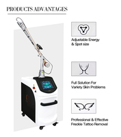 VLASTAR YNS602 Laser Picoseconde Nd Yag Q-Switched 532nm 2000W Refroidissement par Air pour l'Élimination des Tatouages et des Sourcils – Appareil de Beauté