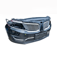 MKX untuk Lincoln 2016-2018 Bumper Depan Lengkap Dengan Grille Kipas Pendingin Radiator Sensor PDC Lampu Kabut FA1Z17D957AC