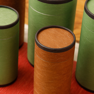 Impresión personalizada <span class=keywords><strong>de</strong></span> cartón blanco y negro, contenedor reciclado, cilindro <span class=keywords><strong>de</strong></span> papel, tubo <span class=keywords><strong>de</strong></span> correo, venta al por mayor - Product Image 2