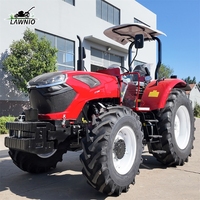 Tracteur à roues LAWNIO avec moteur 4 ou 6 cylindres, puissant rendement hydraulique pour grandes exploitations agricoles, 4x4, livraison gratuite