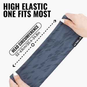 عصابة رأس ماصة للعرق من WRELS للاستخدام الخارجي، دافئة للشتاء، مع واقي للأذنين ضد الرياح والبرد، عصابة رأس أنيقة للجري - Product Image 3