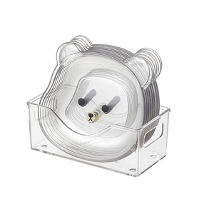 Phim Hoạt Hình Gấu Xương Tấm Dùng Một Lần Trong Suốt Nhựa Snack Tấm Cho Hộ Gia Đình Bên Bán Buôn Dễ Thương Bàn Ăn Thùng Rác Tấm - Product Image 6