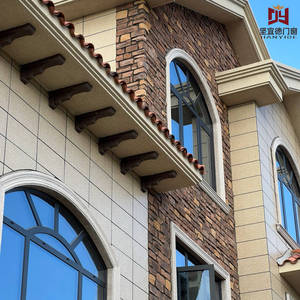 ระบบหน้าต่างวิลล่าสไตล์ฝรั่งเศสแบบกำหนดเอง โครงอะลูมิเนียมอัลลอยด์คุณภาพสูง ทนทานต่อสภาพอากาศ รูปลักษณ์สวยงาม ช่วยเพิ่มมูลค่าทรัพย์สิน - Product Image 2