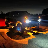 Luces led auto Rock Light Rgb Rock Lights Led Offroad Light Offroad Accessoires 4x4 Châssis Lampes