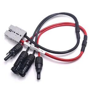 Insulated PV Anti-aging wiring harness UL approved cable Andersons Connector Solar Panel Adapter Cable