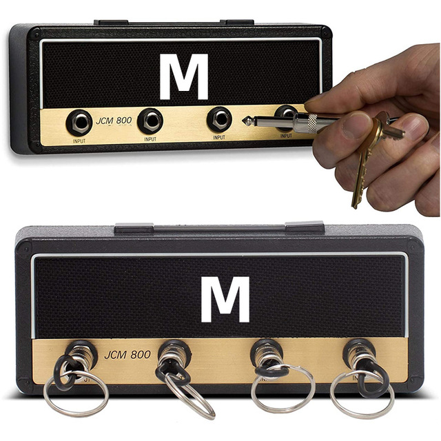 Key Storage Rock Guitar Key Chain Holder Jack II Rack 2.0 Electric Rack Vintage Amplifier JCM800 Gift Standard G DIY Logo OEM