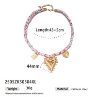 Summer Ocean Series Shell Starfish Conch Fish Colgante Collar 18K Chapado en oro Collar de dijes de acero inoxidable
