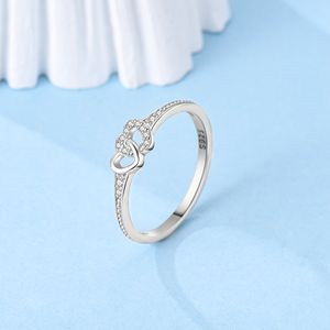 Bague en argent sterling 925, classique, tendance sur TikTok, bijoux au design unique, adaptée aux mariages, aux fiançailles et aux anniversaires - Product Image 4