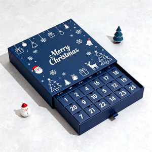 Tùy chỉnh giáng sinh Advent lịch Hộp bao bì mỹ phẩm Hộp Quà Tặng adventskalender calendrier de l'avent calendario de adviento - Product Image 1
